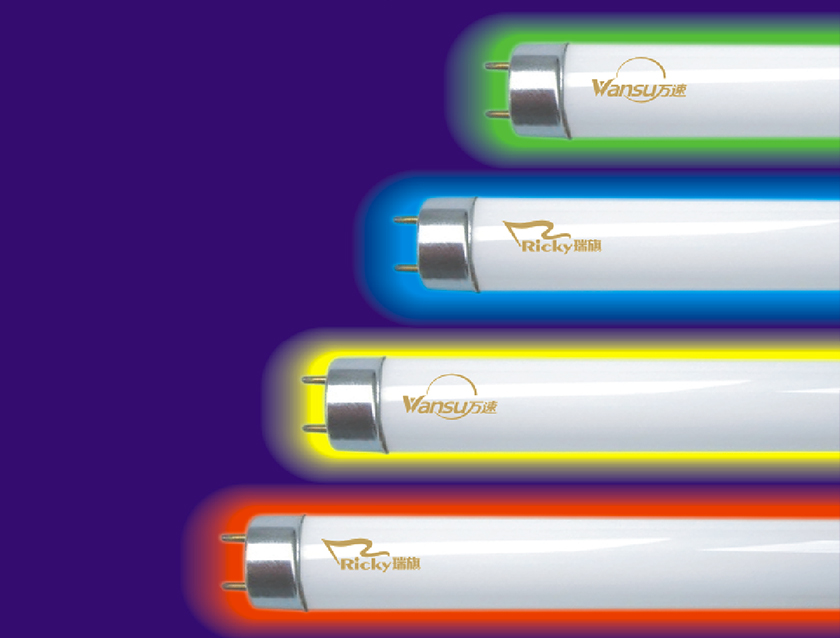 Colored Fluorescent Lamp-Coating tube